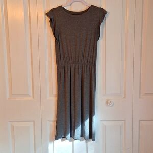 Heather grey stretch dress